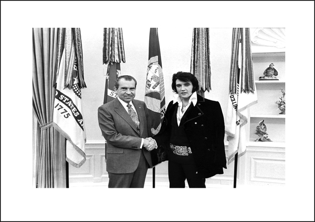 President Nixon and Elvis Presley