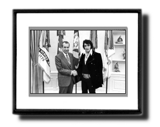 President Nixon and Elvis Presley