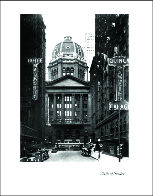Halls of Justice Chicago Federal Courthouse 1932