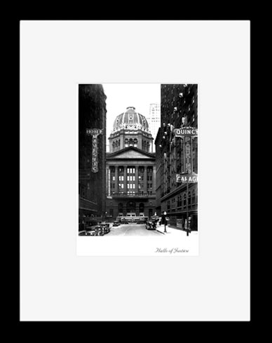 Halls of Justice Chicago Federal Courthouse 1932