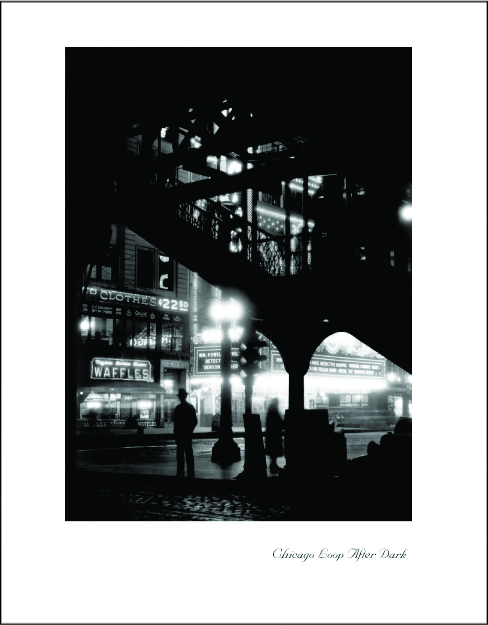 Chicago Loop After Dark