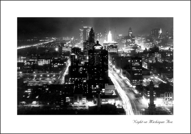 Night on Michigan Avenue