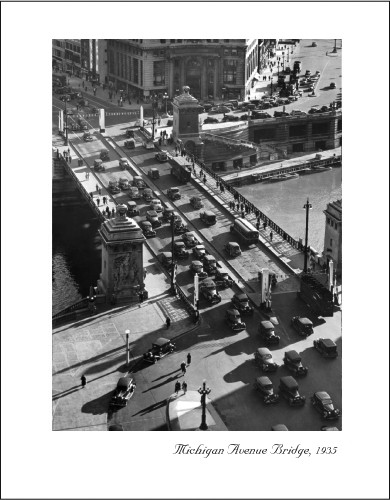Michigan Ave. Bridge, 1935
